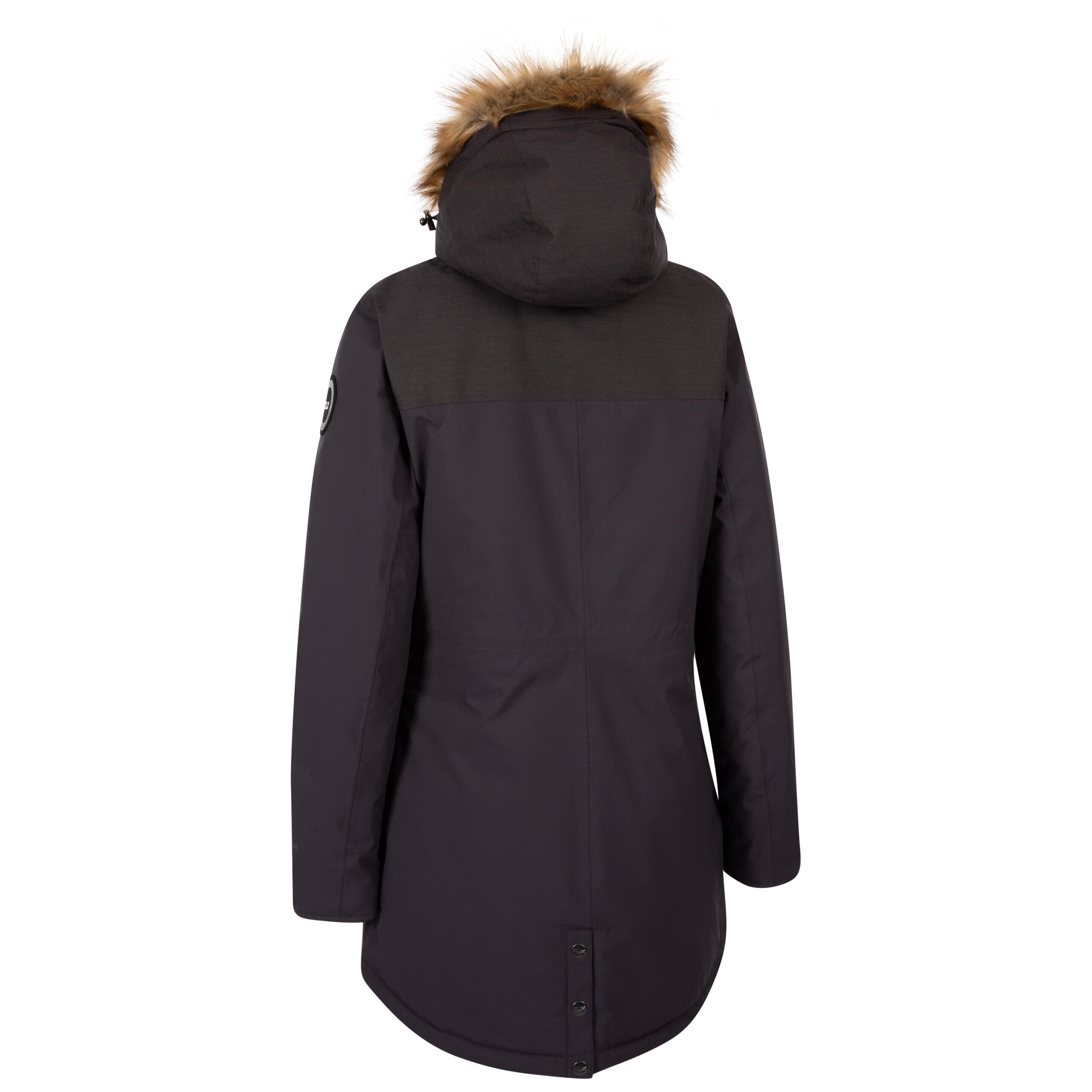 Womens Waterproof Jacket Padded Longer Length Coat Removable Hood Miranda 2/2