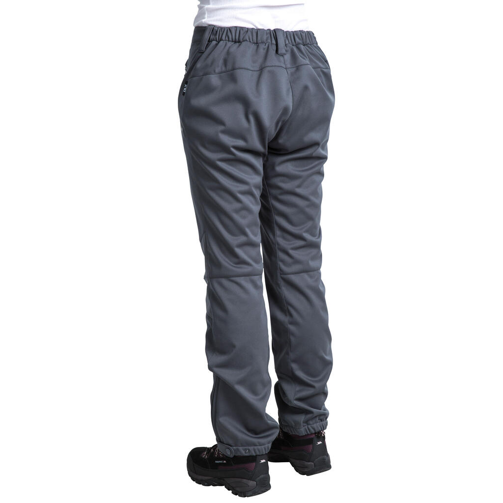 Womens Walking Trousers Softshell Hiking Pants with 3 Pockets Sola