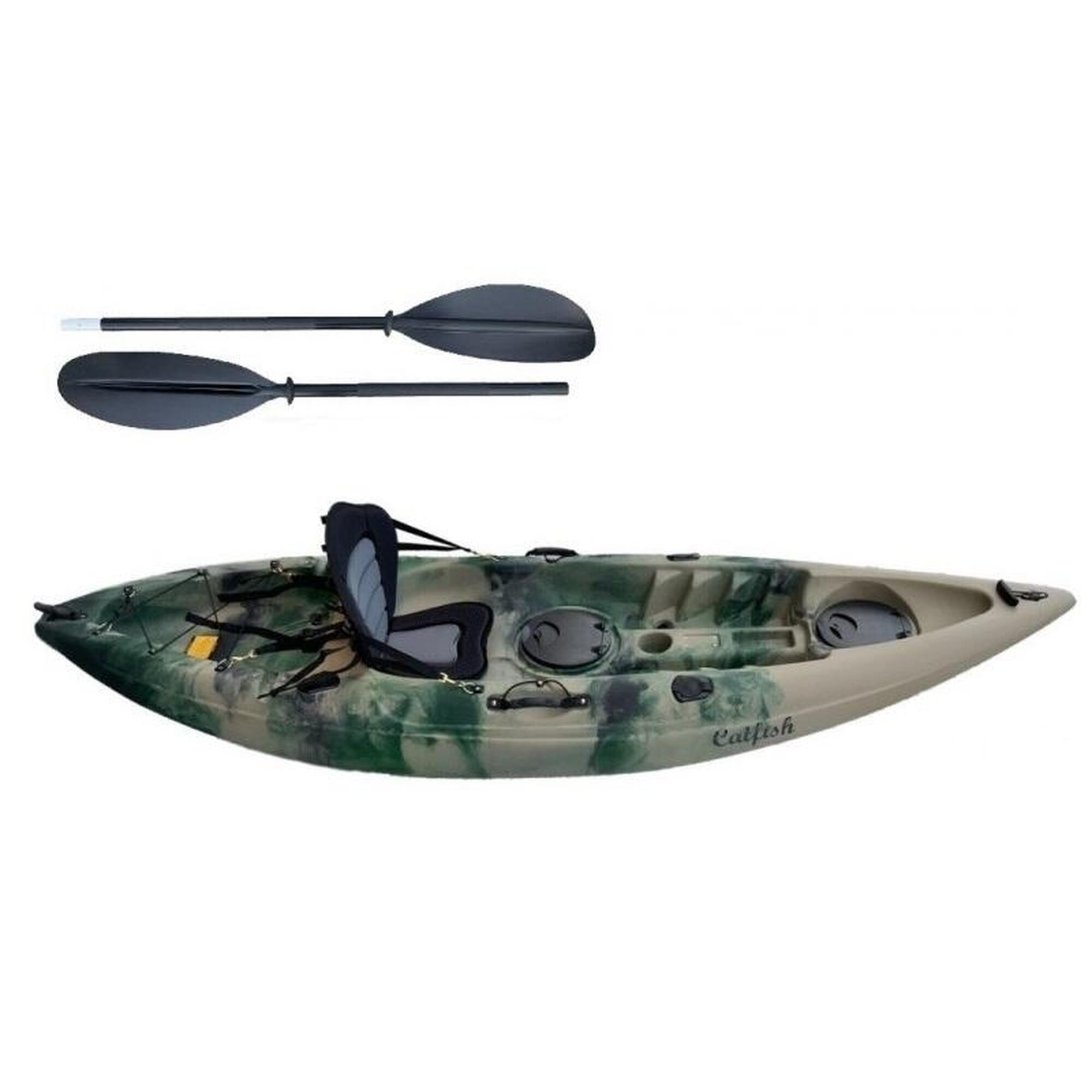 Jednoosobowy kajak wędkarski Scorpio kayak Catfish + wiosło