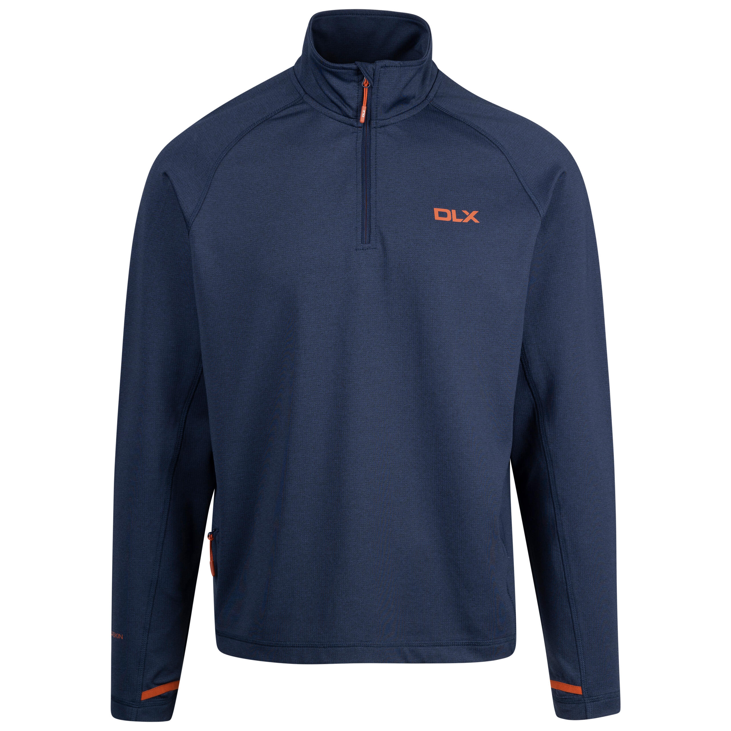 Dlx Gleeson Pulover 1/2 Zip Navy Marl