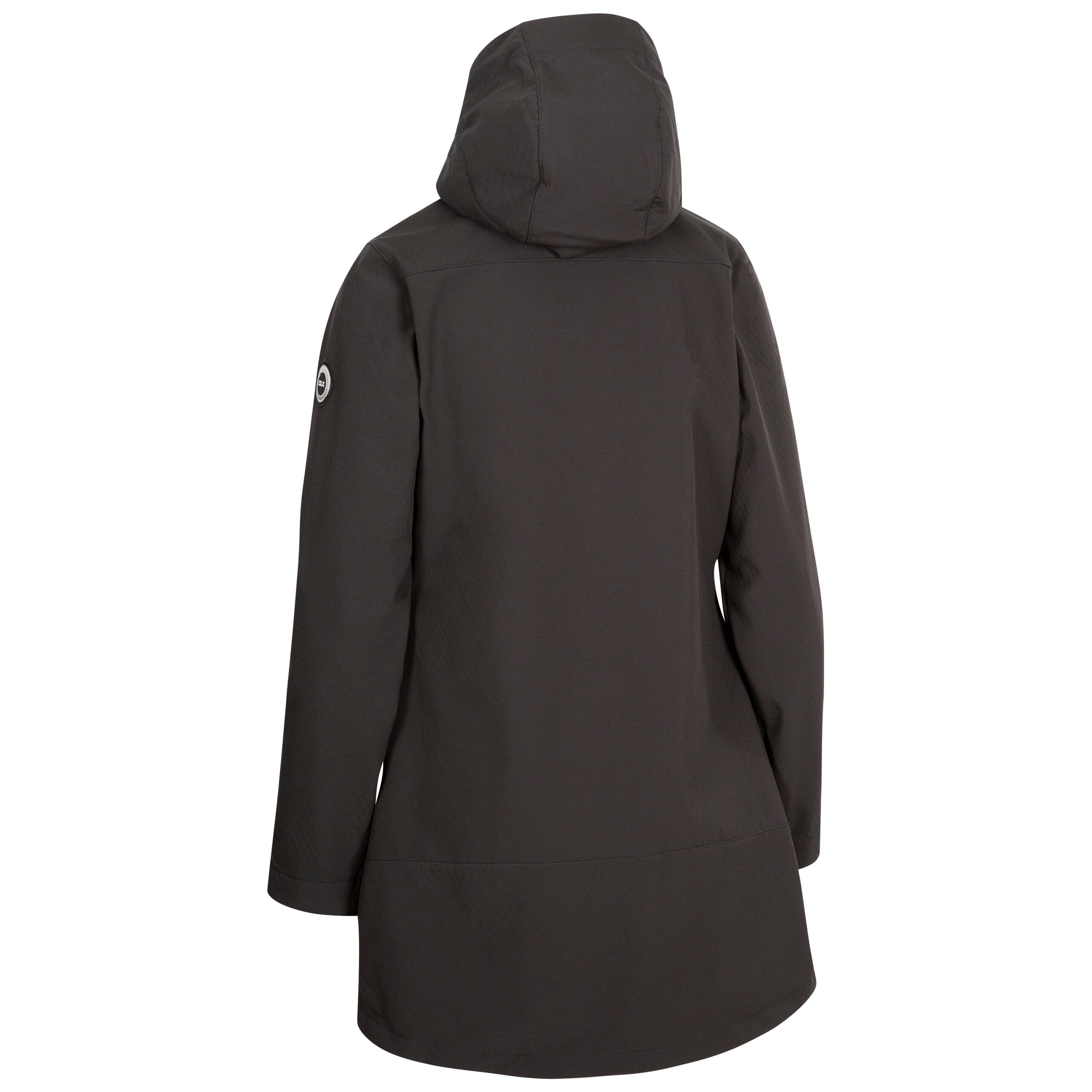 Womens Softshell Jacket Longer Length Removable Zip Off Hood Samantha 2/2