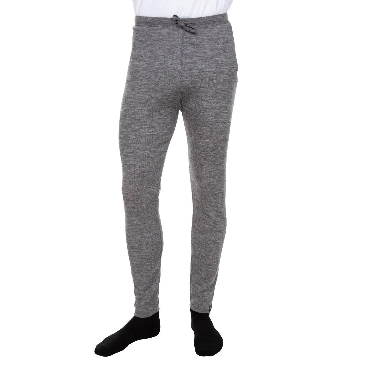 Dlx Fitchner - Heren Dlx Merino Basislaag Trs Donkergrijs Gemêleerd 2/5