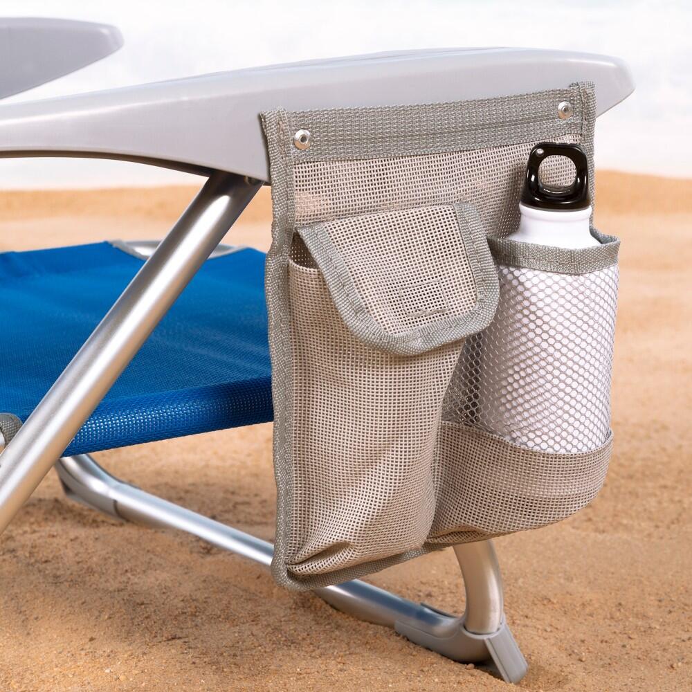 Aktive Chaise de plage 4 positions avec coussin et porte-gobelet 7/7