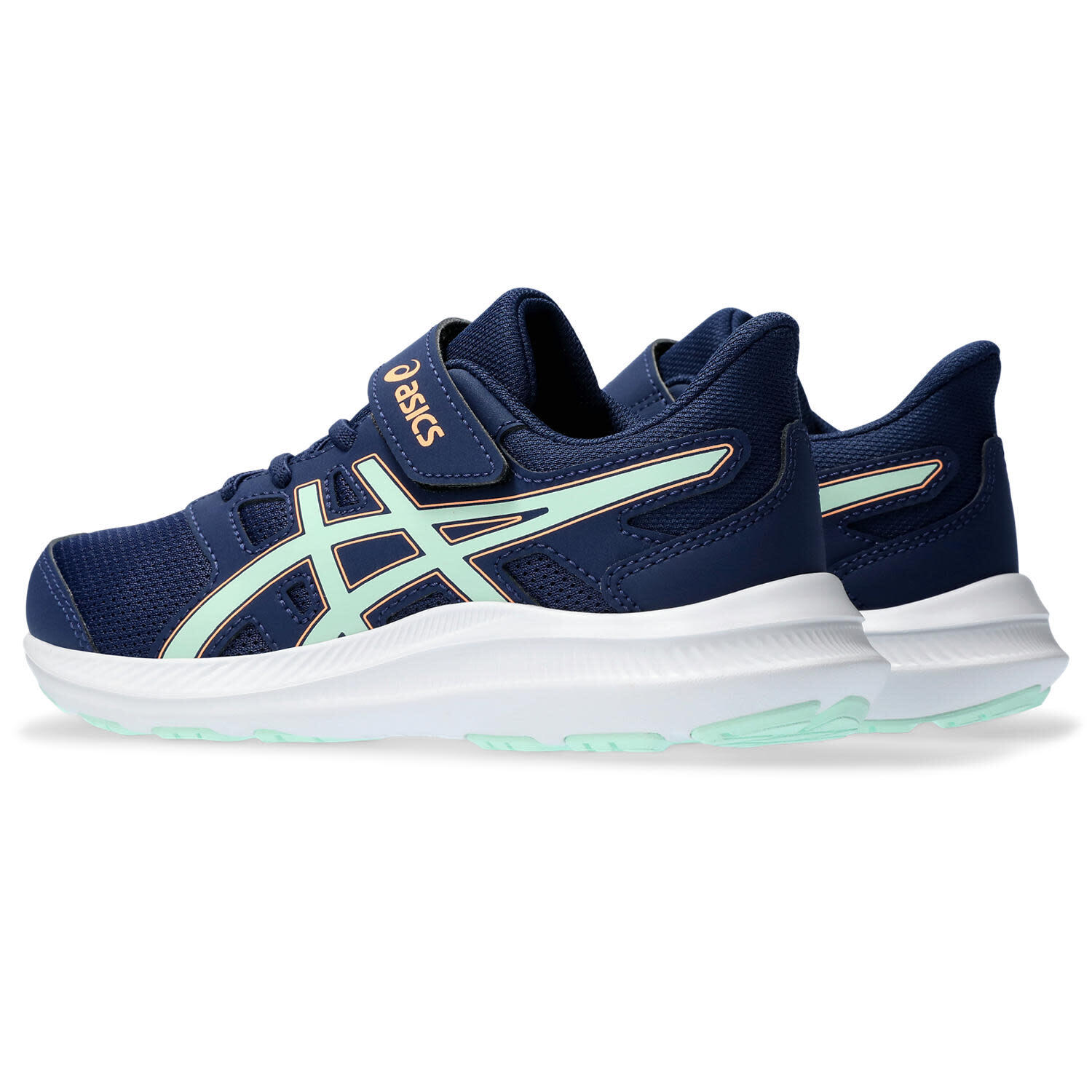Sapatos Multidesportivos Crianças, Unissex - ASICS Jolt 4 PS - Blue/Mint 4/7