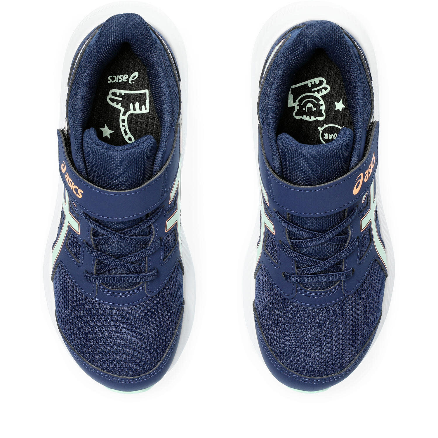 Sapatos Multidesportivos Crianças, Unissex - ASICS Jolt 4 PS - Blue/Mint 5/7