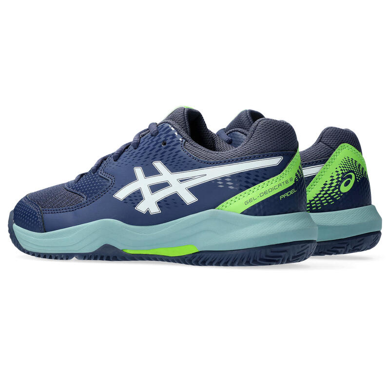 Zapatillas Asics Gel Dedicate 8 Padel GS Azul Oscuro Blanco Junior -  - 37,5