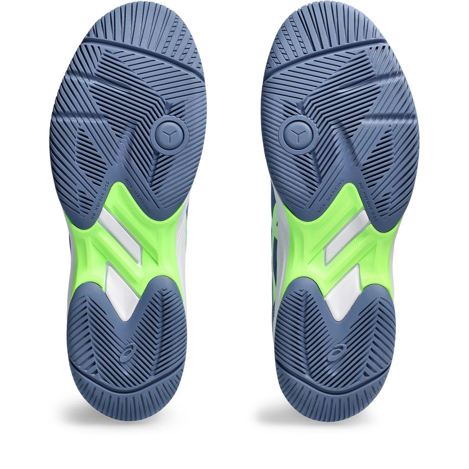 Indoor Shoes Herren - ASICS  Gel Court Hunter 3 - Denim Blue/Lime Burst 4/7