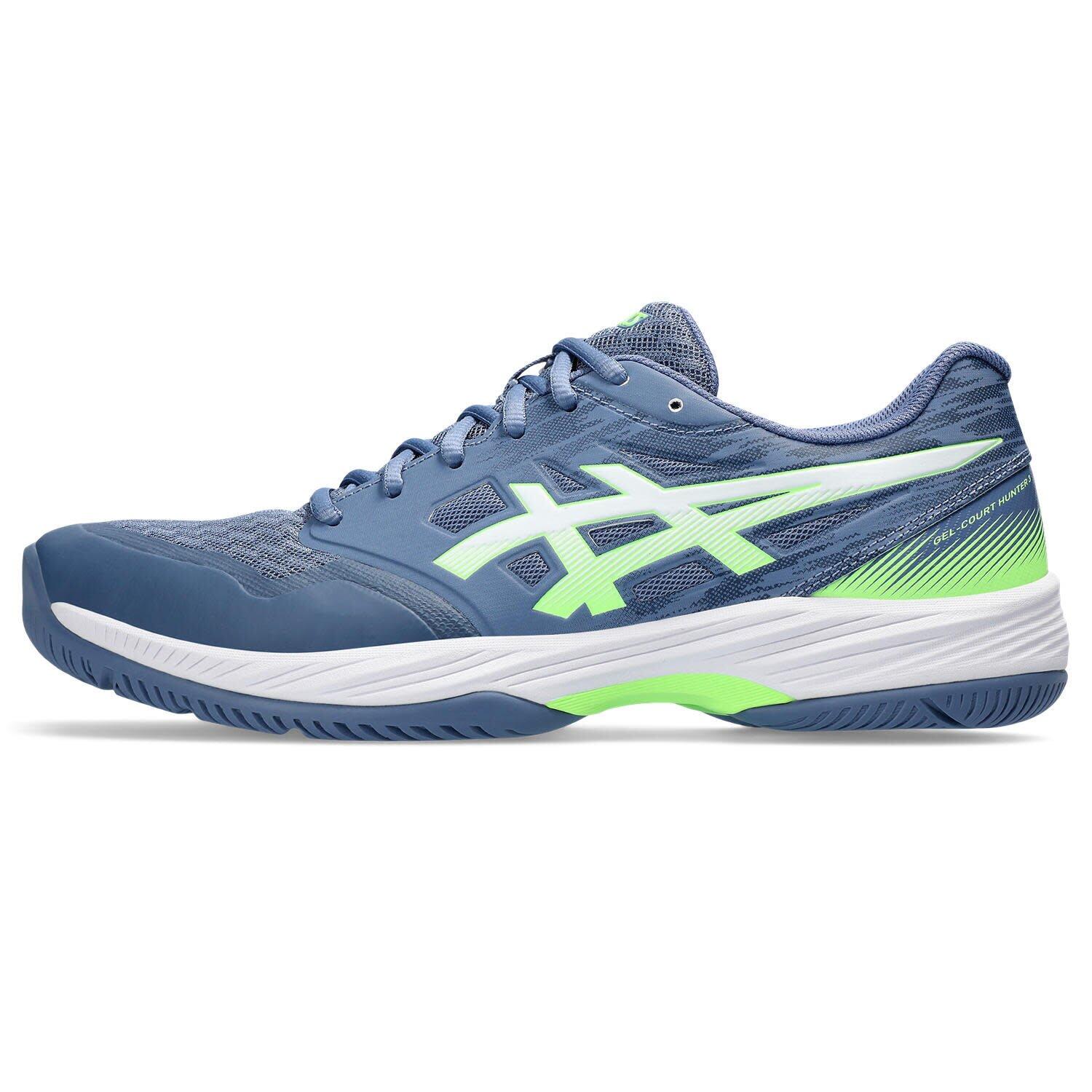 Indoor Shoes Herren - ASICS  Gel Court Hunter 3 - Denim Blue/Lime Burst 7/7