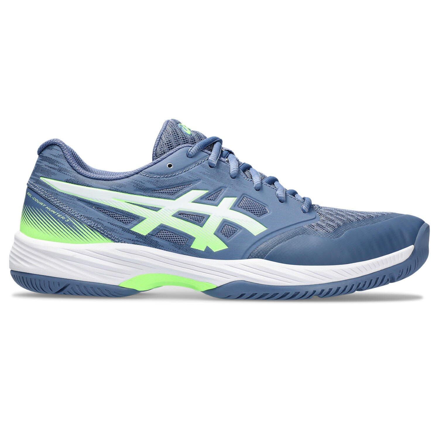 Indoor Shoes Herren - ASICS  Gel Court Hunter 3 - Denim Blue/Lime Burst 2/7