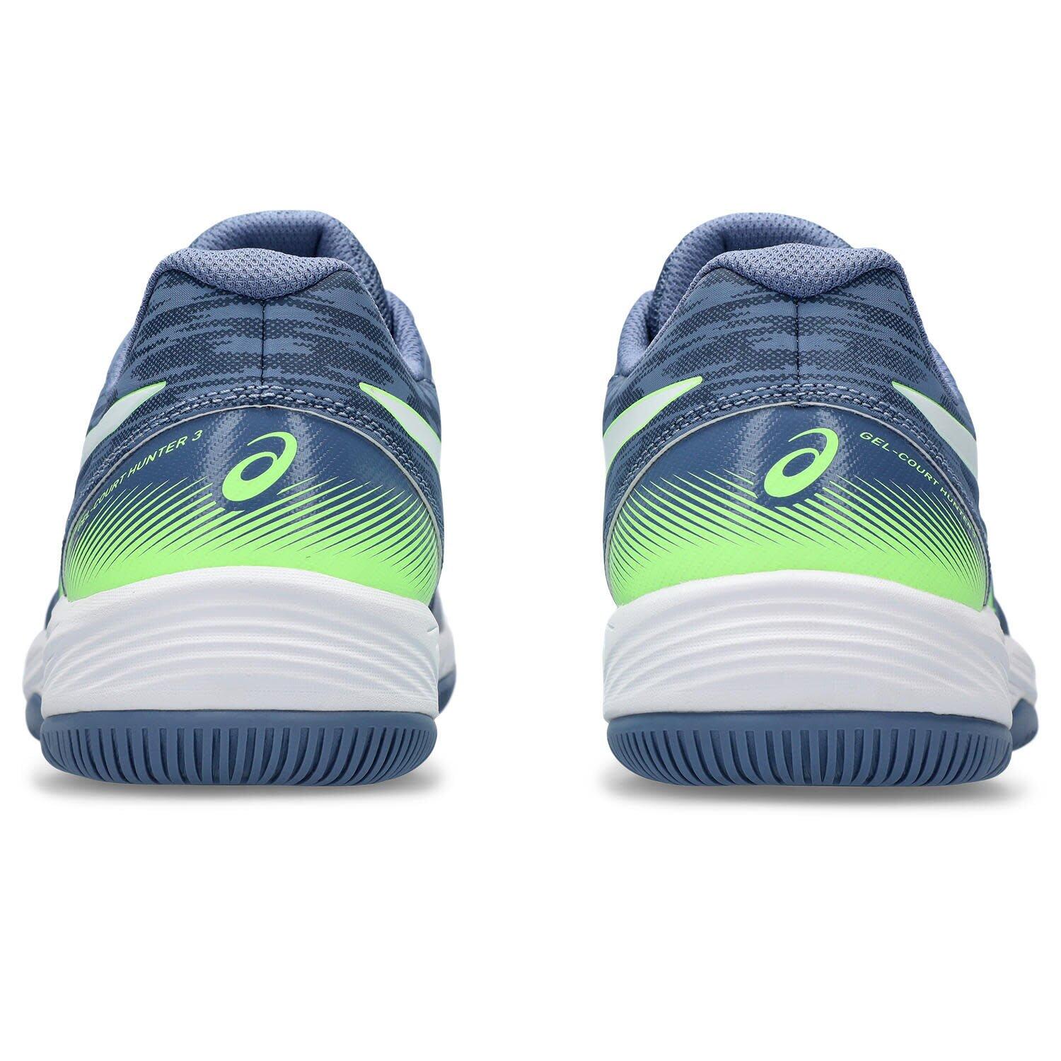 Indoor Shoes Herren - ASICS  Gel Court Hunter 3 - Denim Blue/Lime Burst 5/7