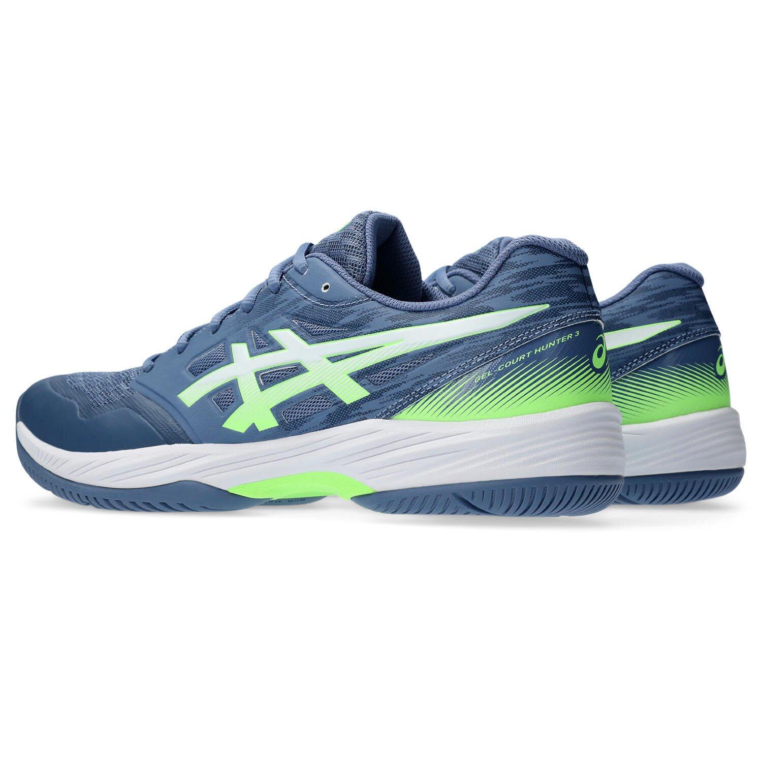 Indoor Shoes Herren - ASICS  Gel Court Hunter 3 - Denim Blue/Lime Burst 3/7