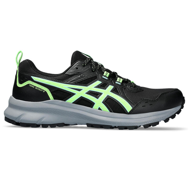 Zapatillas Trailrunning Hombre - ASICS Trail Scout 3 - Black/Illuminate Green