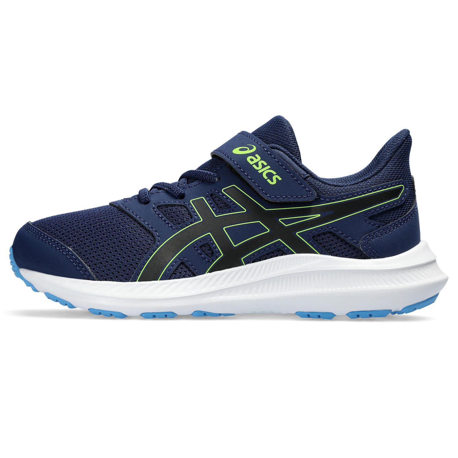 Sapatos Multidesportivos Crianças, Unissex - ASICS Jolt 4 PS - Blue /Black 4/7