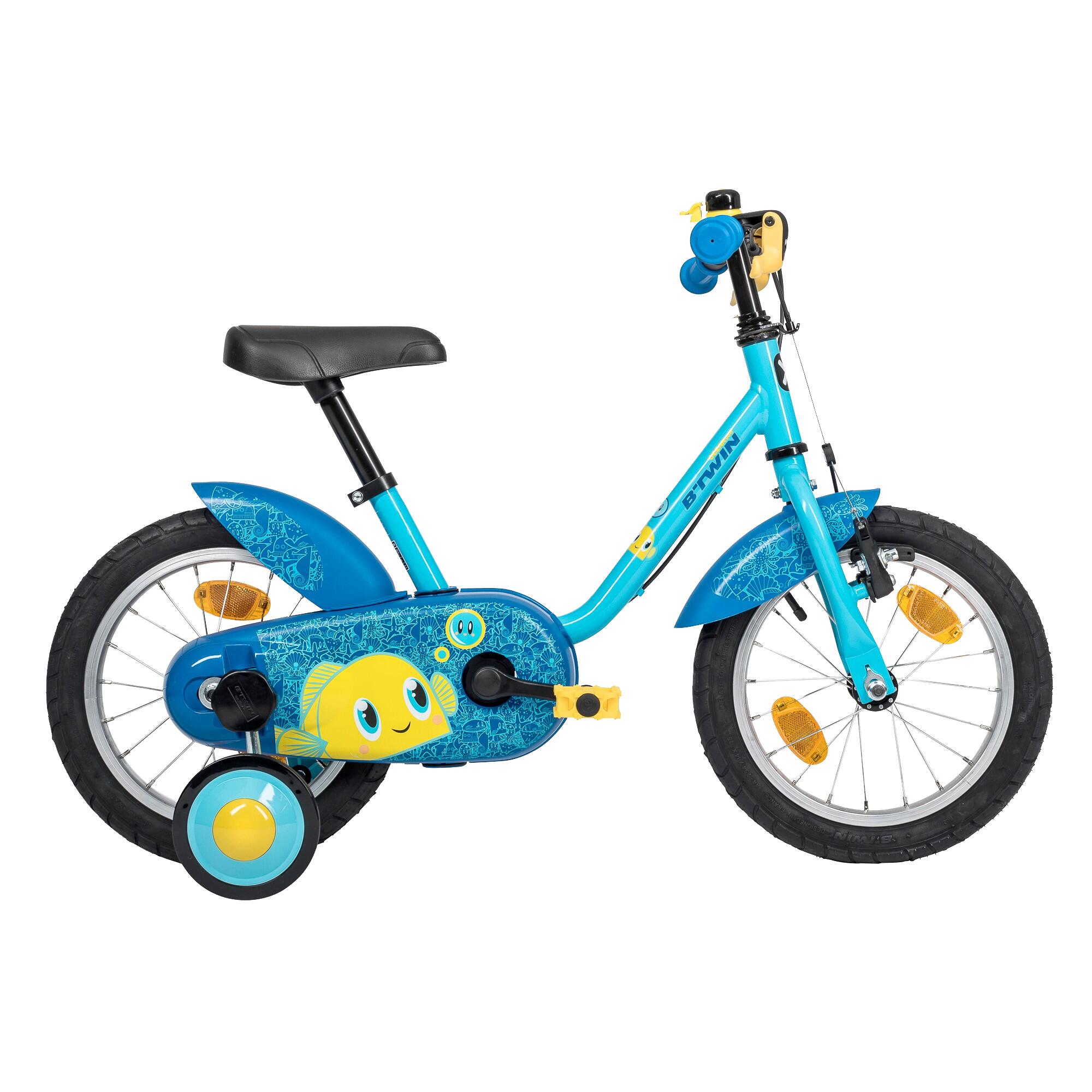 REFURBISHED KIDS 14 INCH BIKE OCEAN 500 3-5 YEARS OLD - C GRADE 2/7