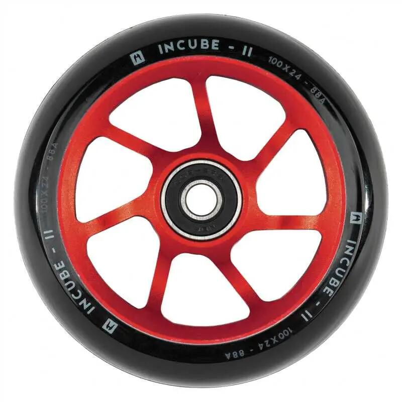 ETHIC DTC Roda de Trotinete | Incube V2 (x1) | Vermelha | 100mm | Ethic DTC