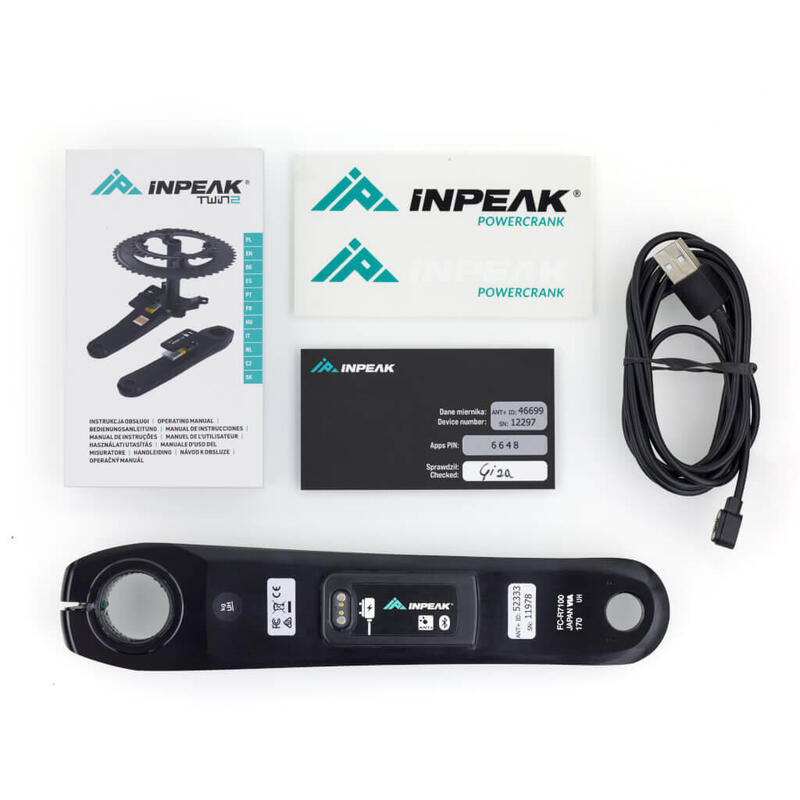 Medidor de potência INPEAK POWERCRANK Shimano 105 R7100
