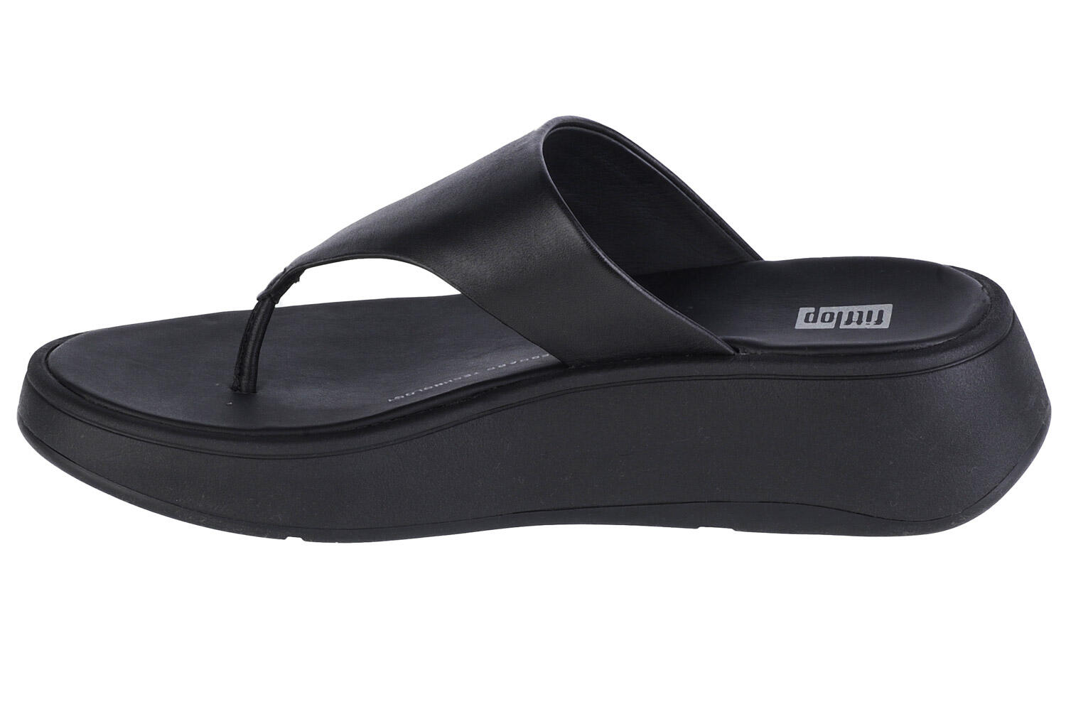 FitFlop F-Mode Leather Flatform Toe-Post Sandals 2/7