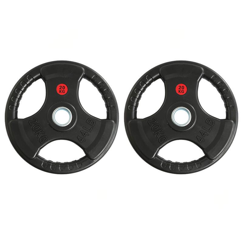 Set 105kg Discos Triple Agarre 50mm Profesionales