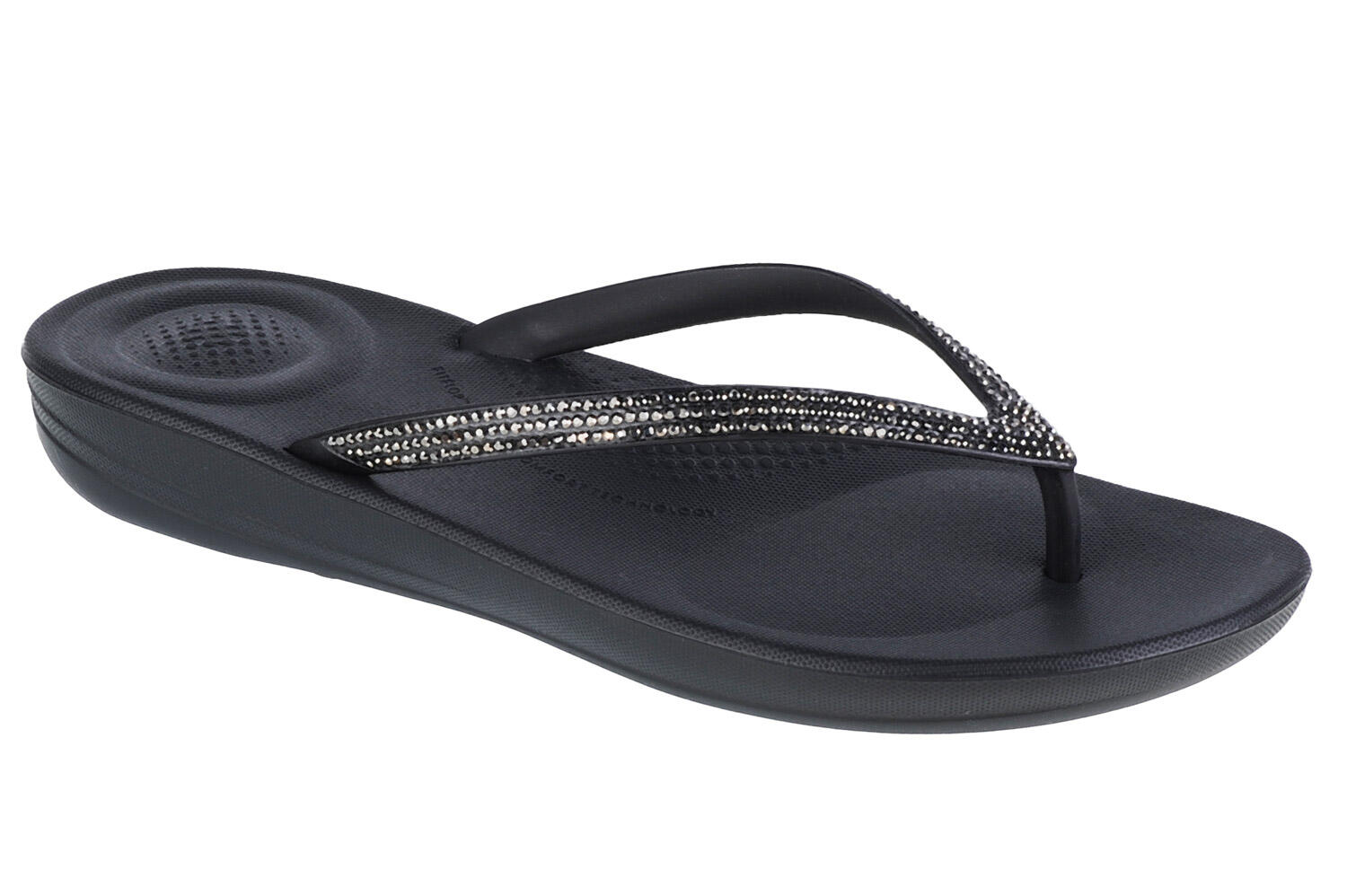 FLIP FLOP Flip-flops Fitflop Model Iqushion Sparkle Kleur Zwart