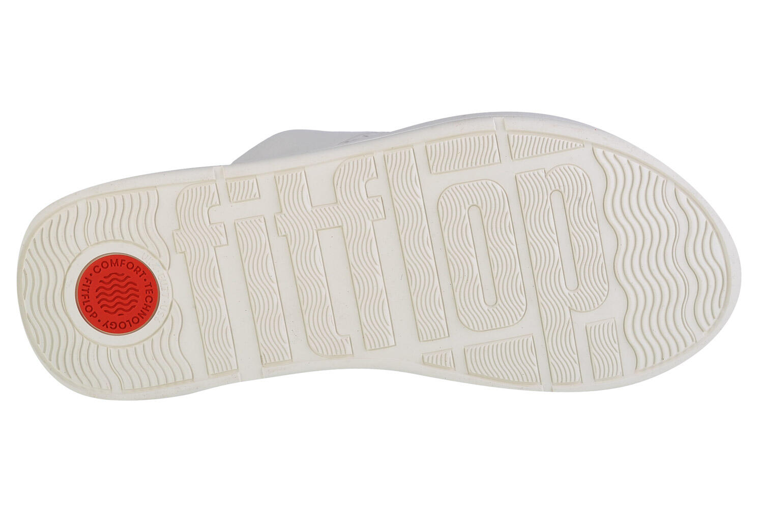FITFLOP FitFlop F-Mode Leather Flatform Toe-Post Sandals  CREAM 40 4/7