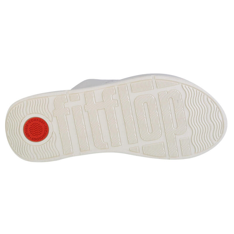 FITFLOP FitFlop F-Mode Leather Flatform Toe-Post Sandals  CREAM 40