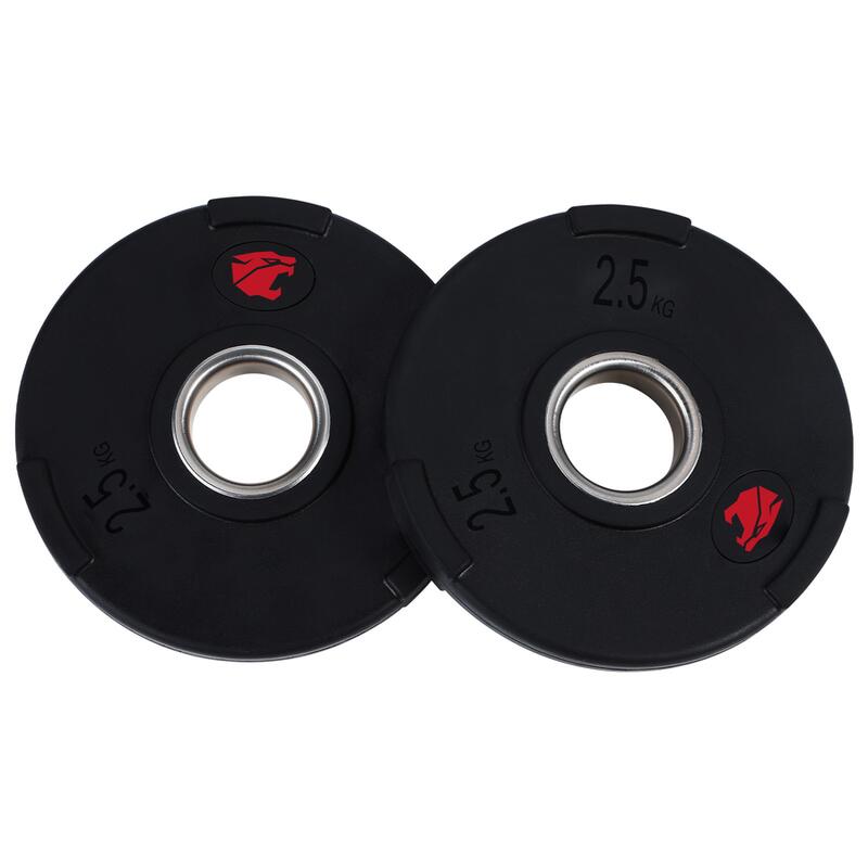 Set 105kg Discos de Goma 3 asas 50mm Profesionales