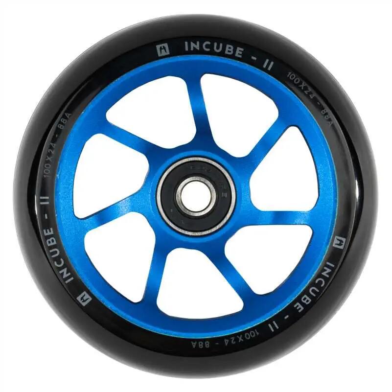 Roda de trotinete | incube v2 (x1) | azul | 100mm | ethic dtc