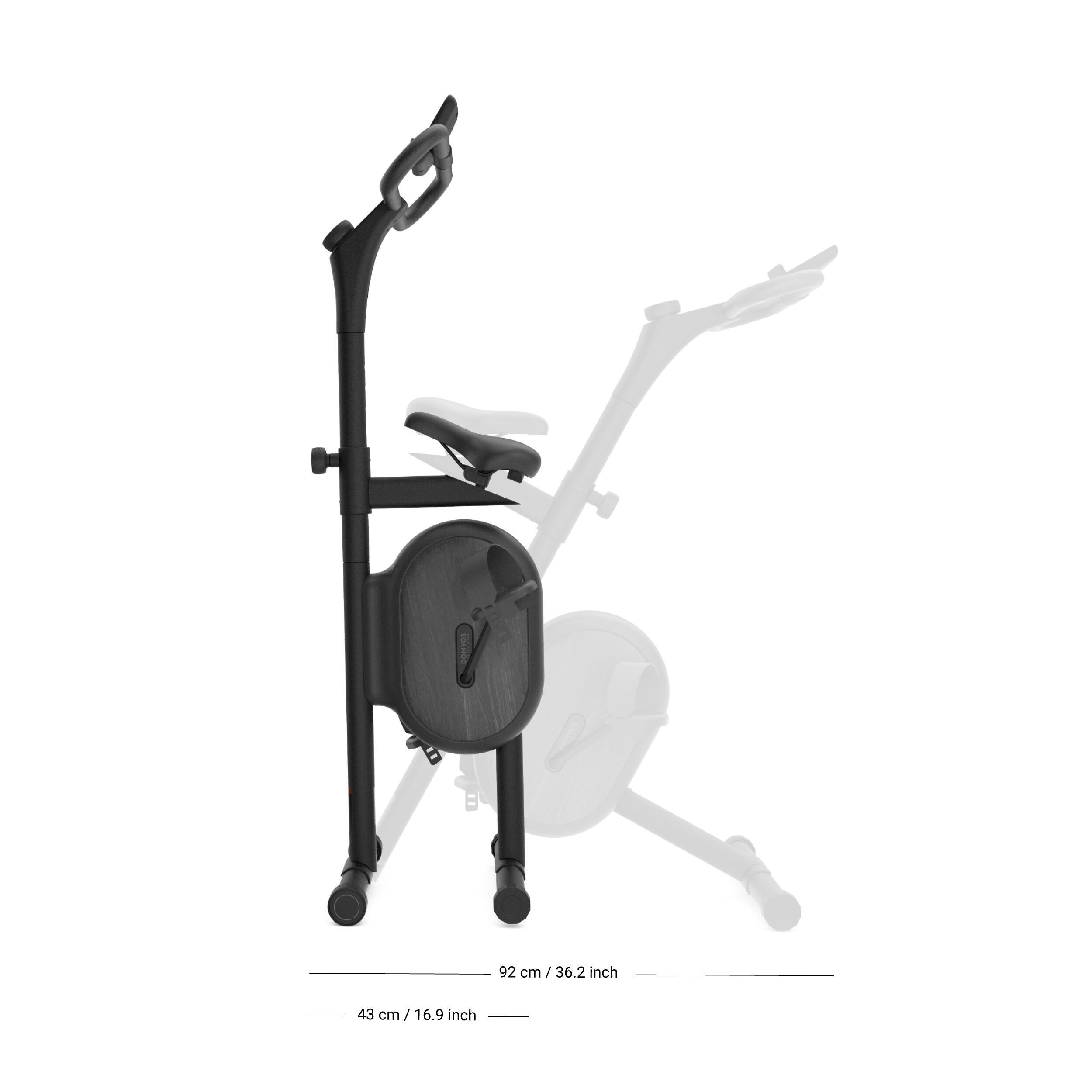 Tweedehands - Hometrainer Initial Bike compact stil en interactief - UITSTEKEND 2/4
