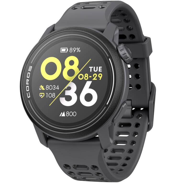 COROS PACE 3 Sport Watch GPS, Black Silicone -  1