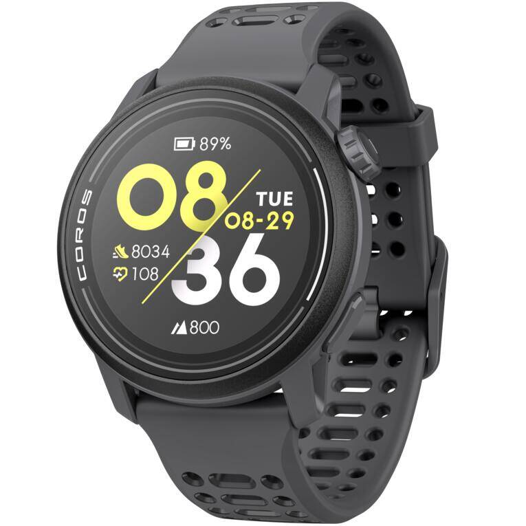 COROS PACE 3 Sport Watch GPS, Black Silicone