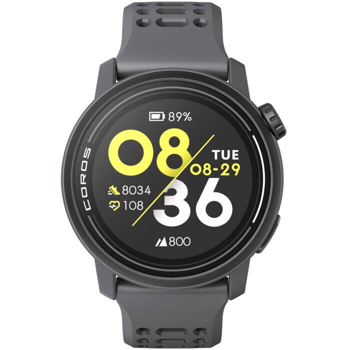 COROS PACE 3 Sport Watch GPS, Black Silicone -  2