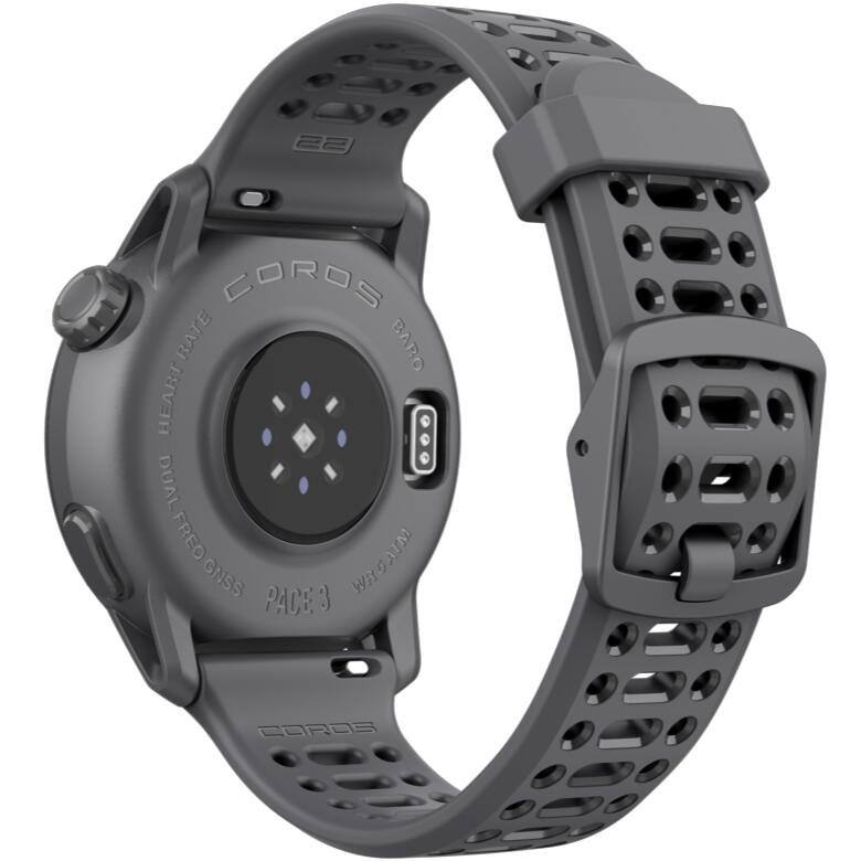 COROS PACE 3 Sport Watch GPS, Black Silicone