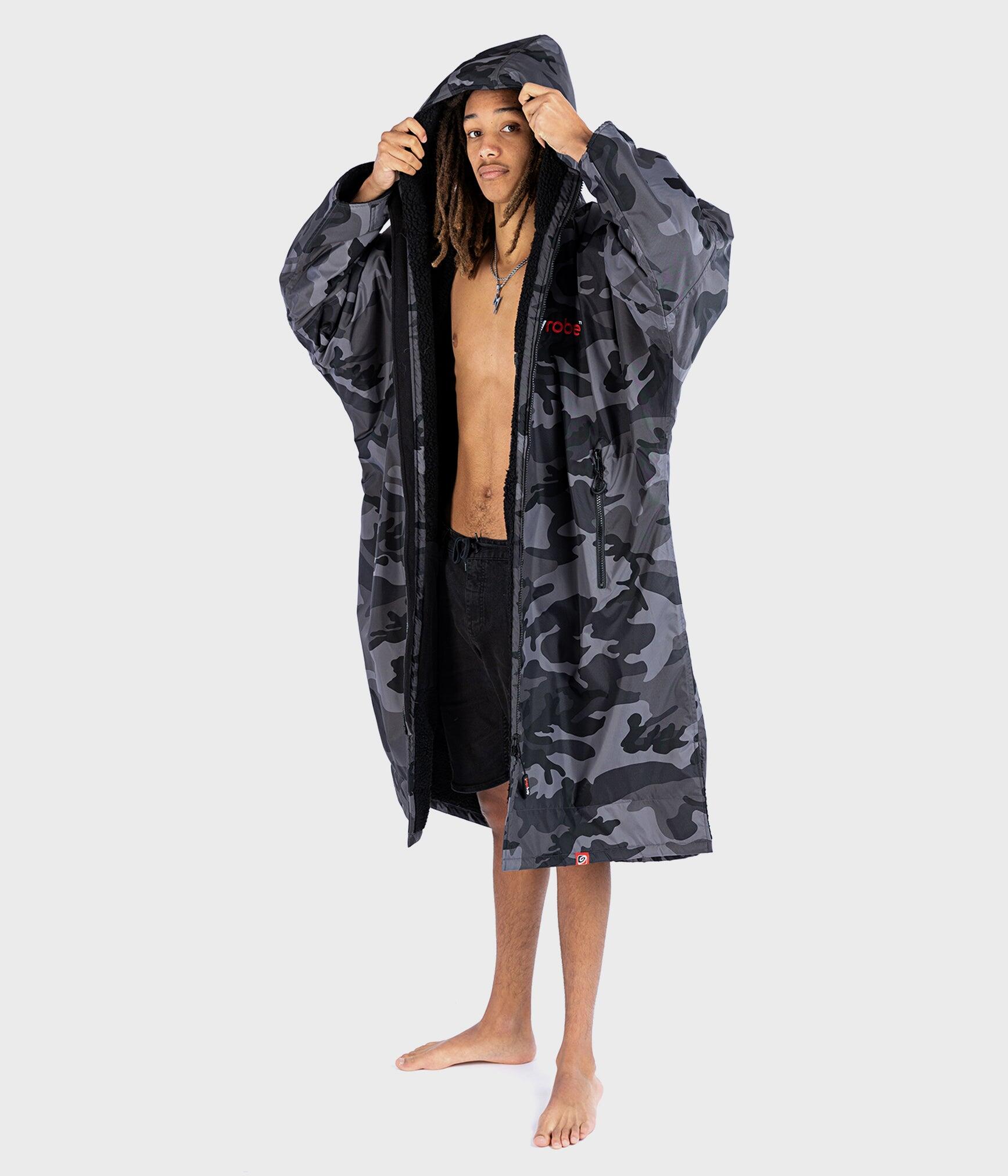 Dryrobe Adult Advance Long Sleeve V3 Changing Robe DRYROBE Decathlon