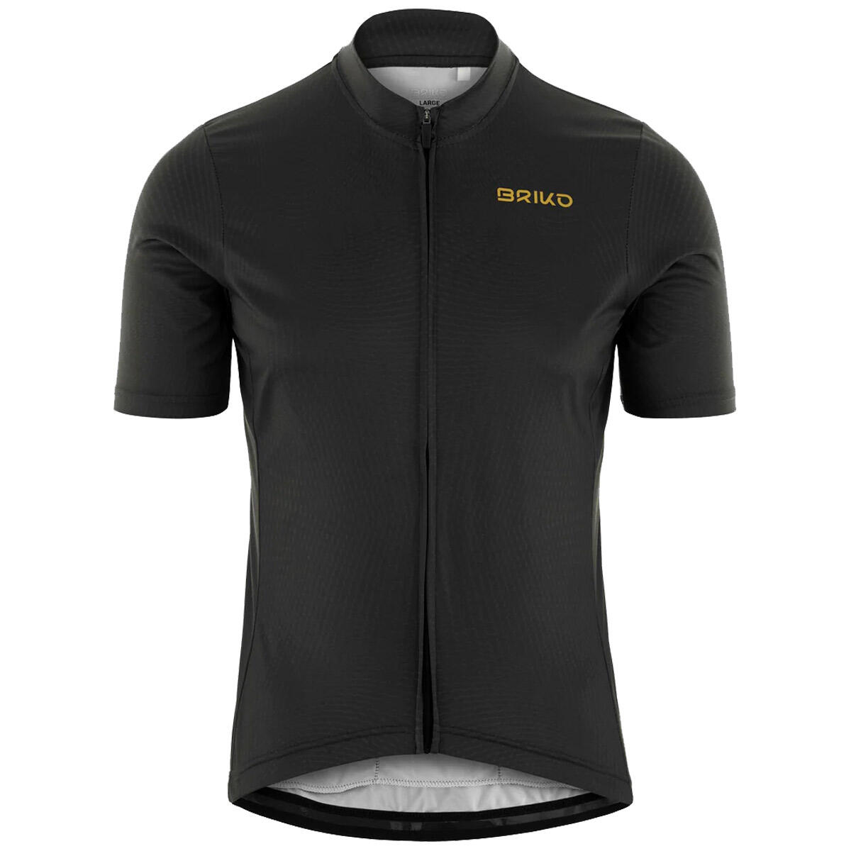 BRIKO briko t-shirt verde da uomo in materiale sintetico da ciclismo e bici