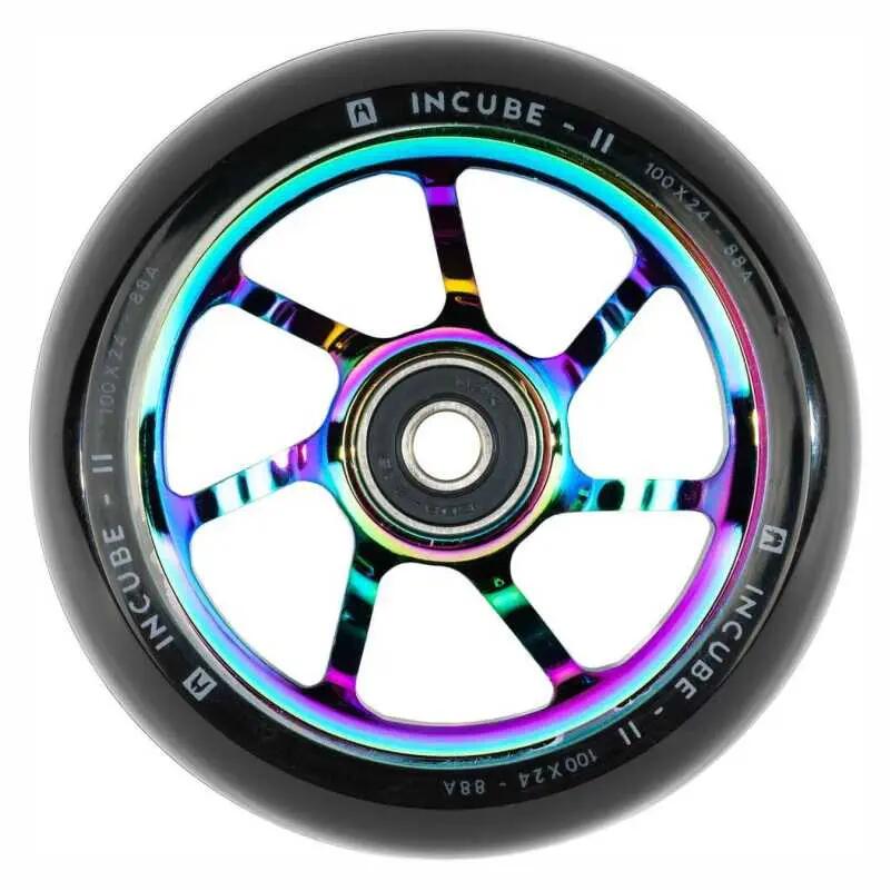 ETHIC DTC Roda de Trotinete | Incube V2 (x1) | Arco-íris | 100mm | Ethic DTC