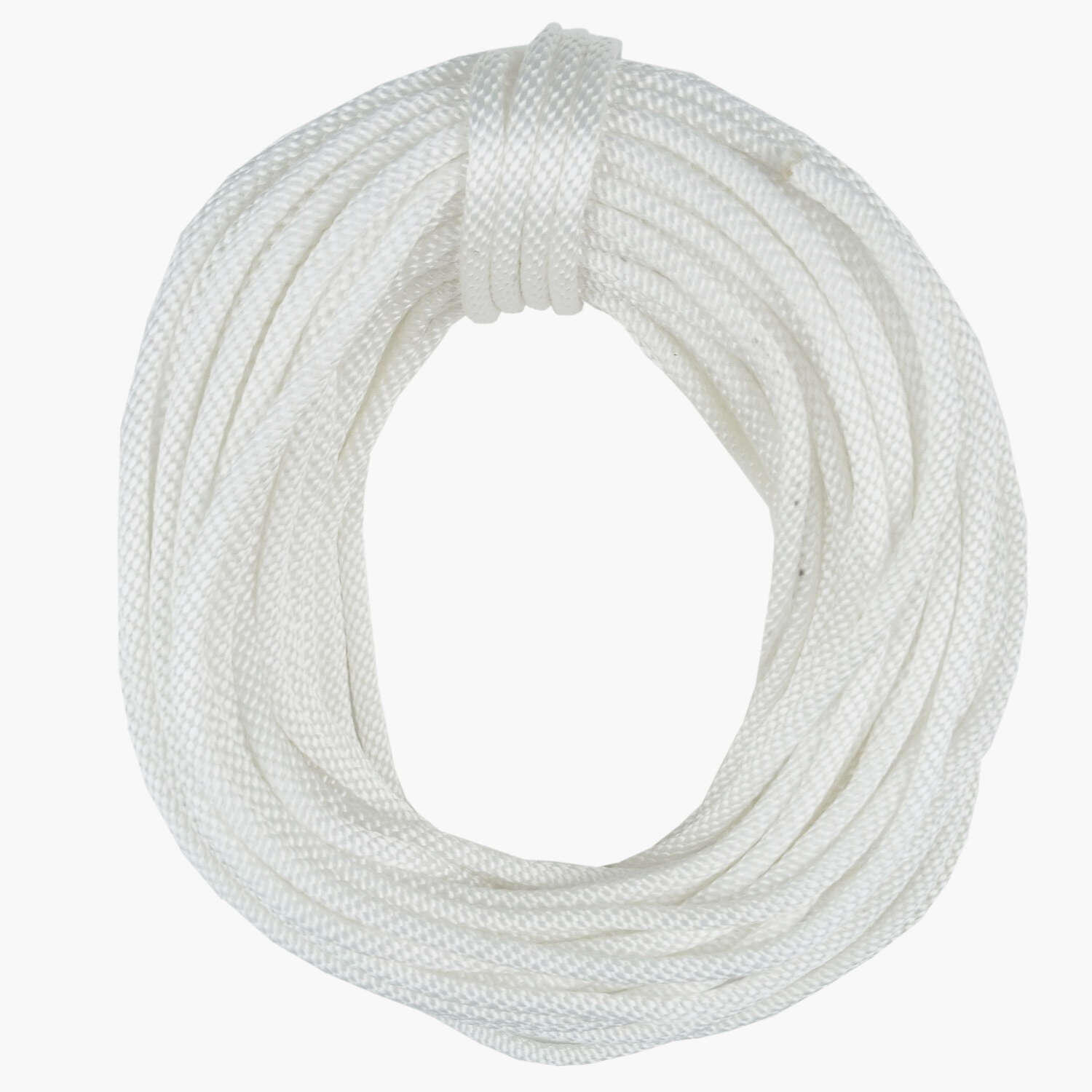 Lomo Multi Purpose Line, 4mm x 30m Solid Braid Nylon Rope - White 3/3