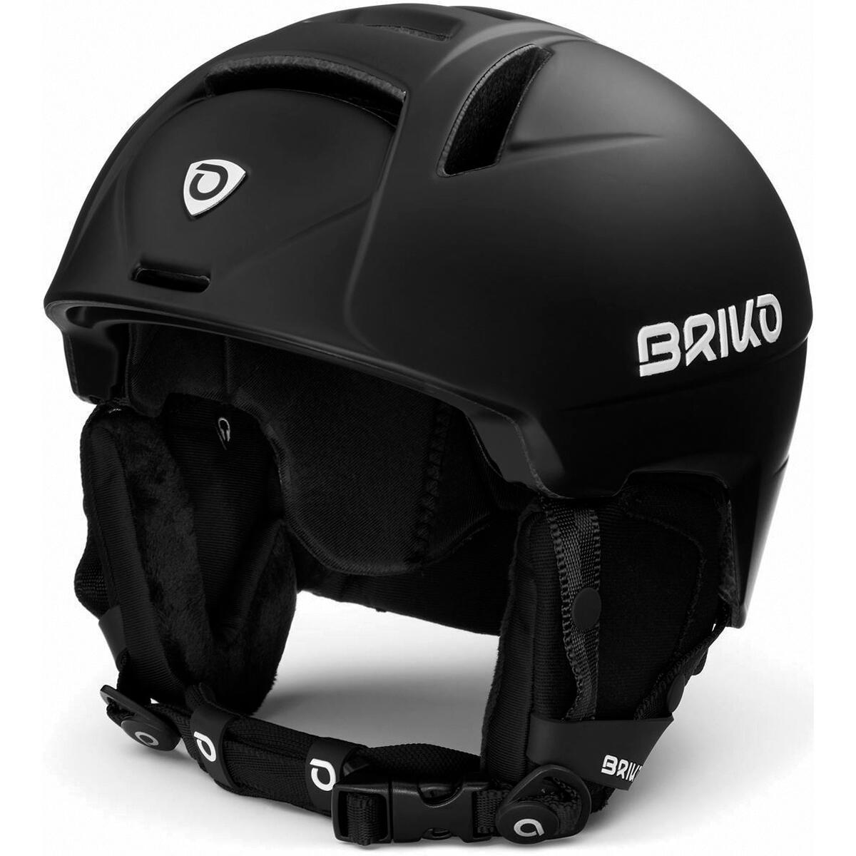 BRIKO briko casco nero da uomo e donna in materiale sintetico per sport invernali
