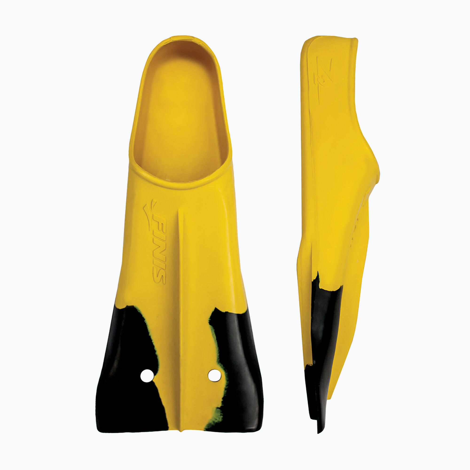 Barbatanas de treino curtas Finis Zoomers Z2 para natação Amarelo-Preto 5/5
