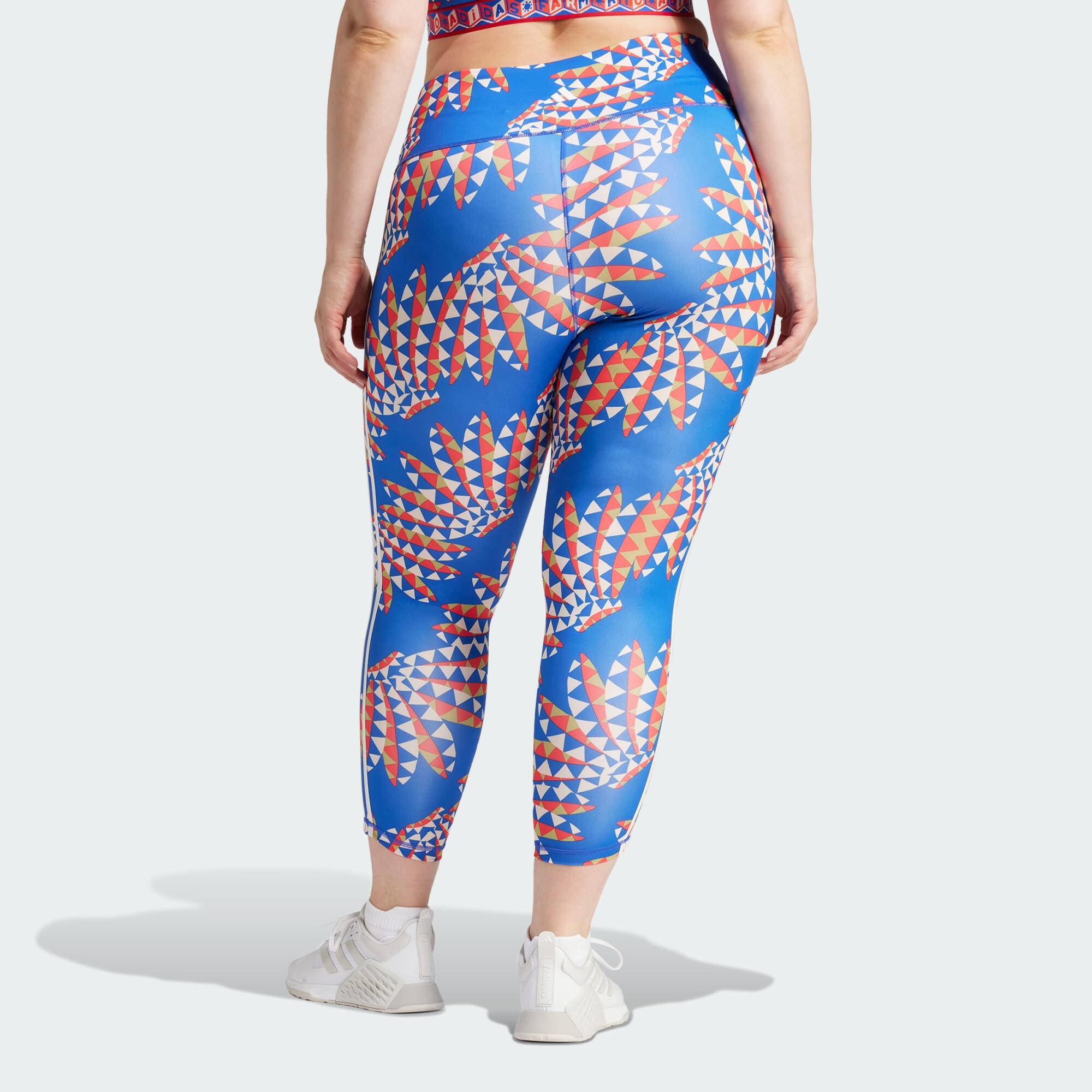 adidas x FARM Rio 7/8 Leggings (Plus Size) 3/5