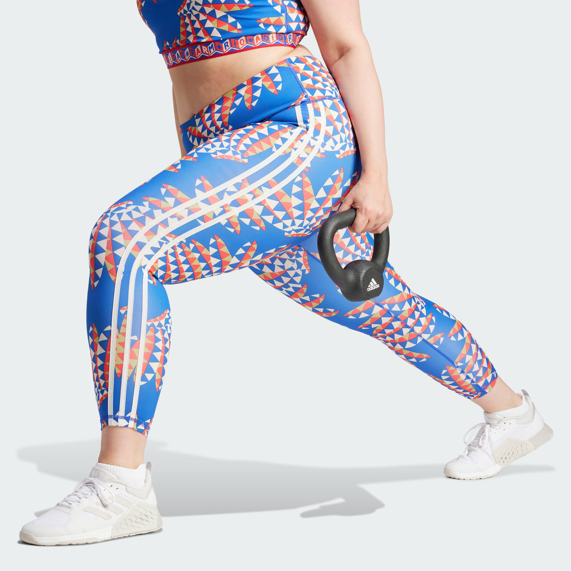 ADIDAS adidas x FARM Rio 7/8 Leggings (Plus Size)