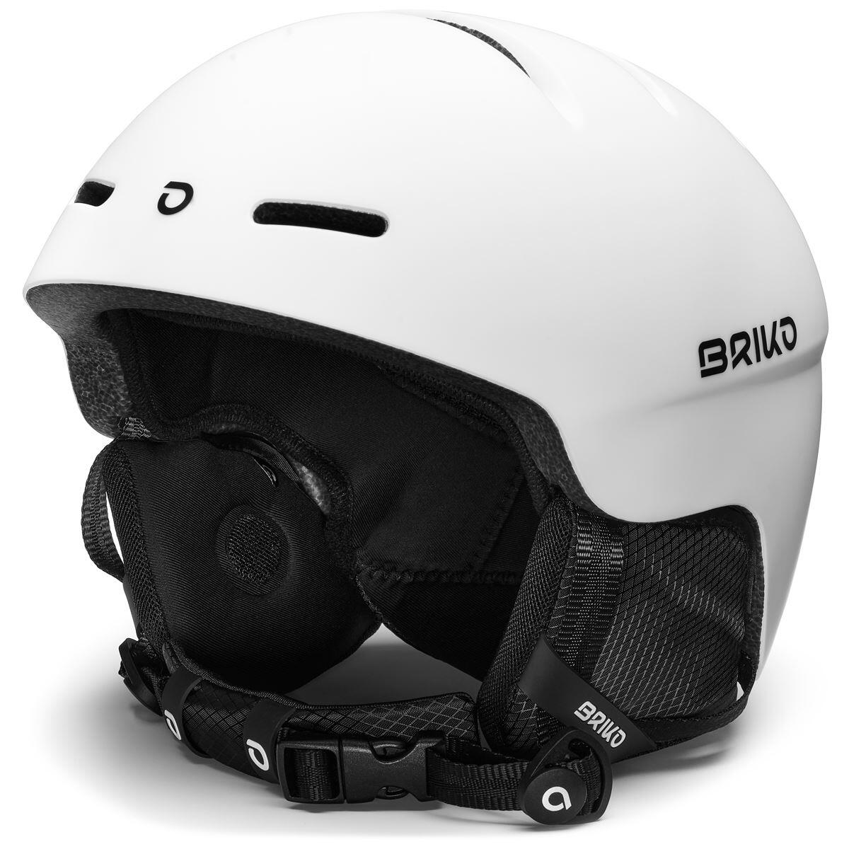 BRIKO briko casco viola da uomo e donna in materiale sintetico per sport invernali