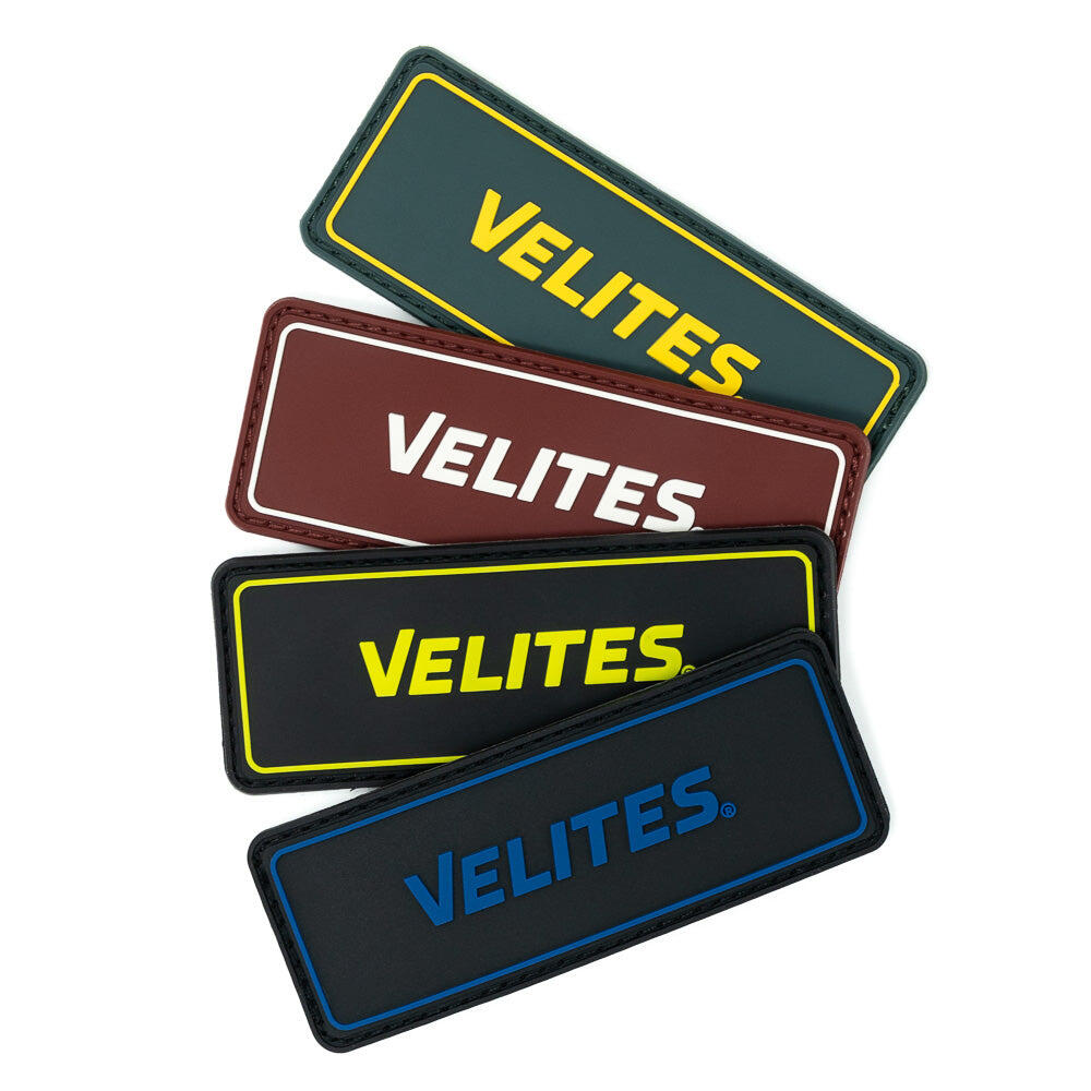 Velites zwart/groene logopatch. 6/6