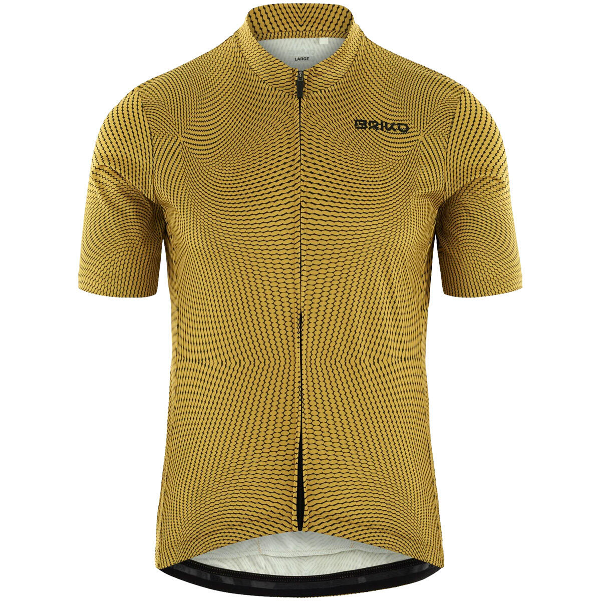 BRIKO briko t-shirt verde da uomo in materiale sintetico da ciclismo e bici