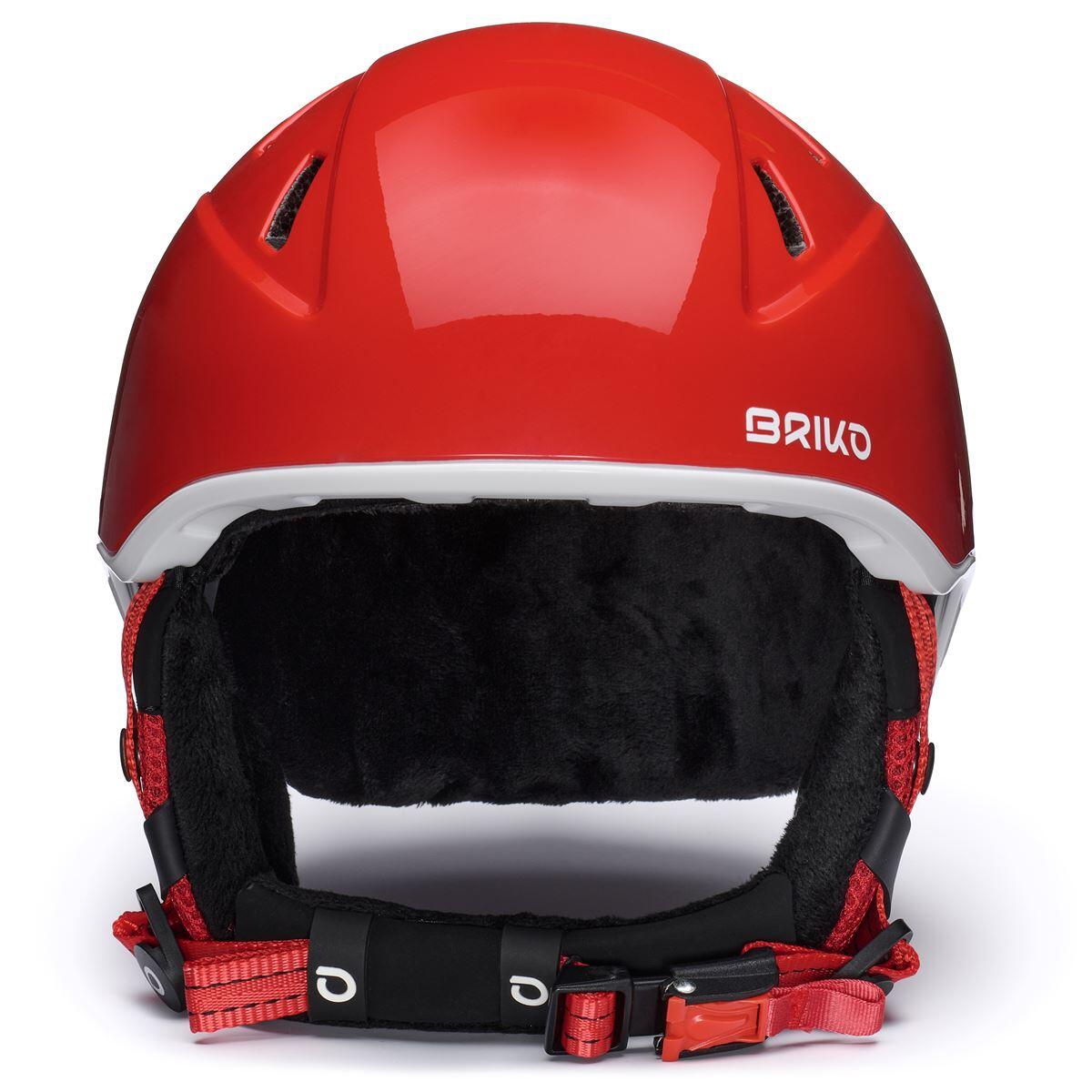 Casco per bambino/a in expanded polystyrene variante rosso da  sci 3/6