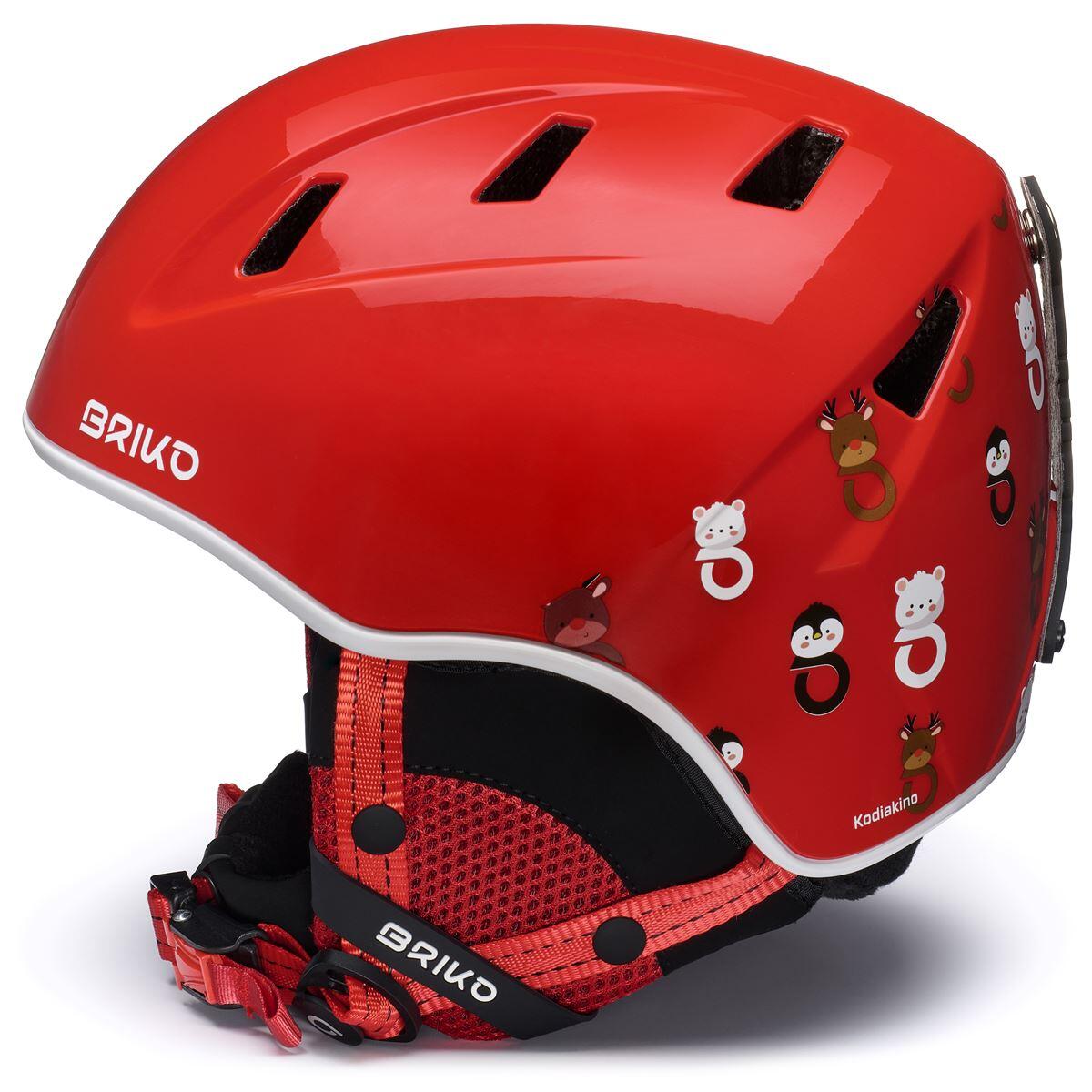 Casco per bambino/a in expanded polystyrene variante rosso da  sci 2/6