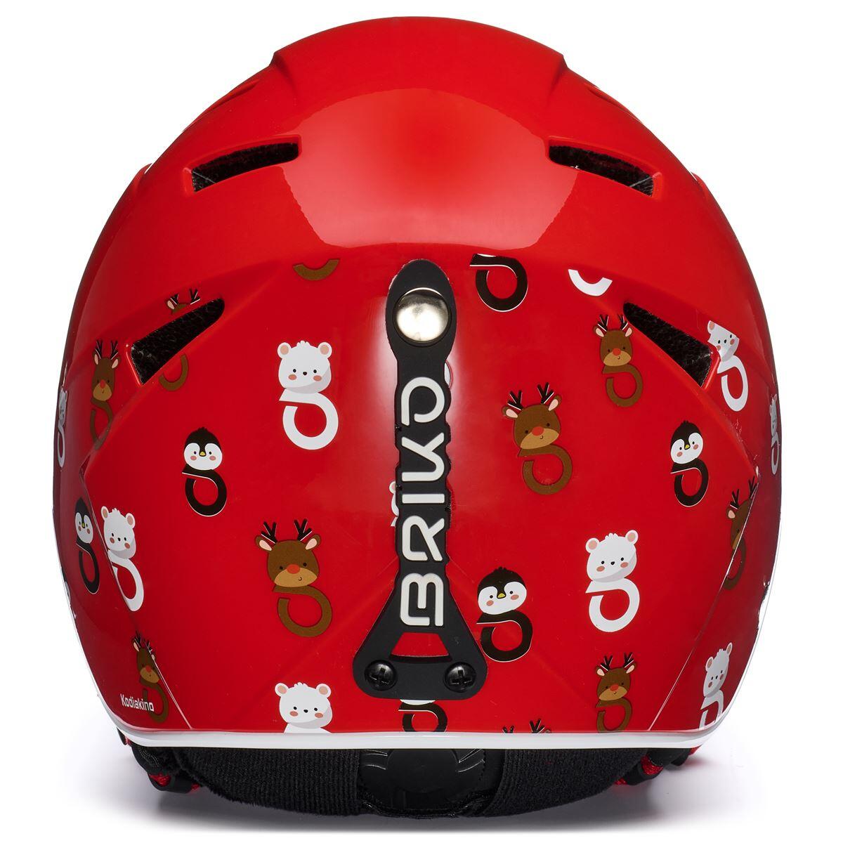 Casco per bambino/a in expanded polystyrene variante rosso da  sci 4/6