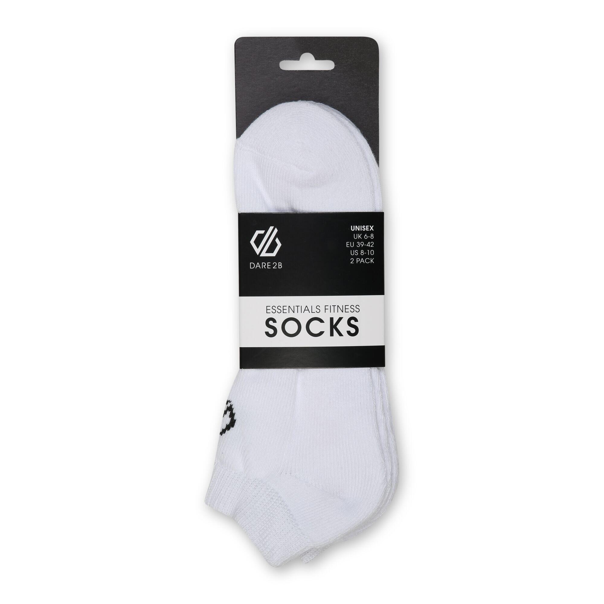 Dare 2b - Adult's Essentials No Show Socks 2 Pack 1/3