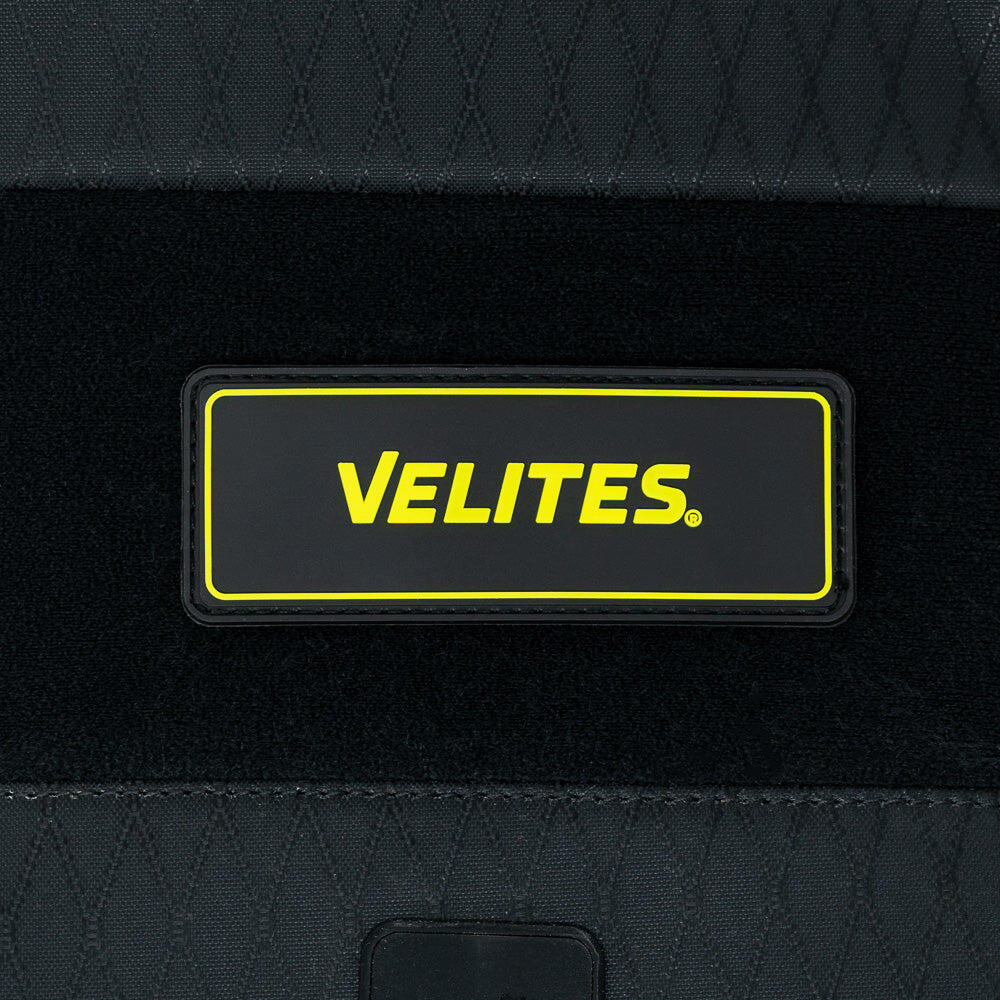 Velites zwart/groene logopatch. 4/6