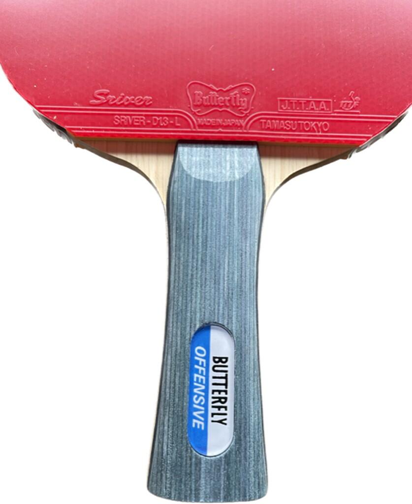 Pálka na stolní tenis Offensive New + Sriver L 3/4