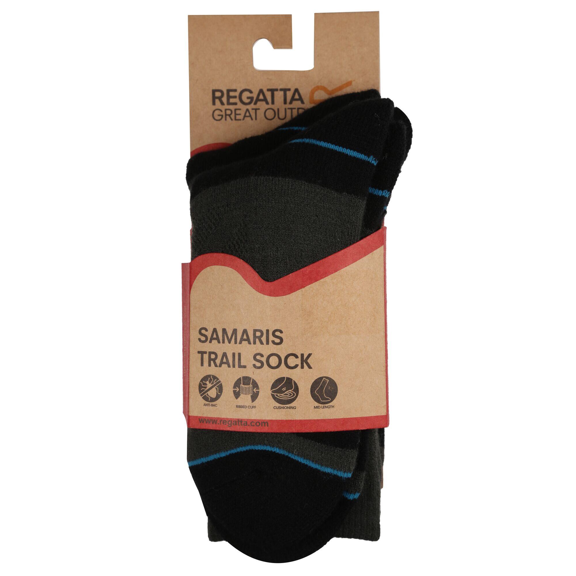 Blister Protection II Women's Walking TwoPair Socks Black Ash Grey